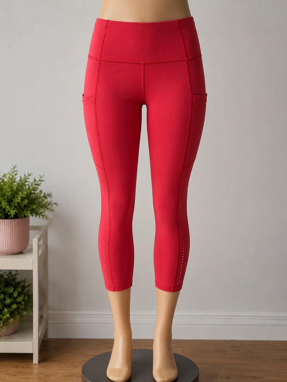 Lululemon Fast Free Tight Leggings Nulux Red Brick Color sz 6